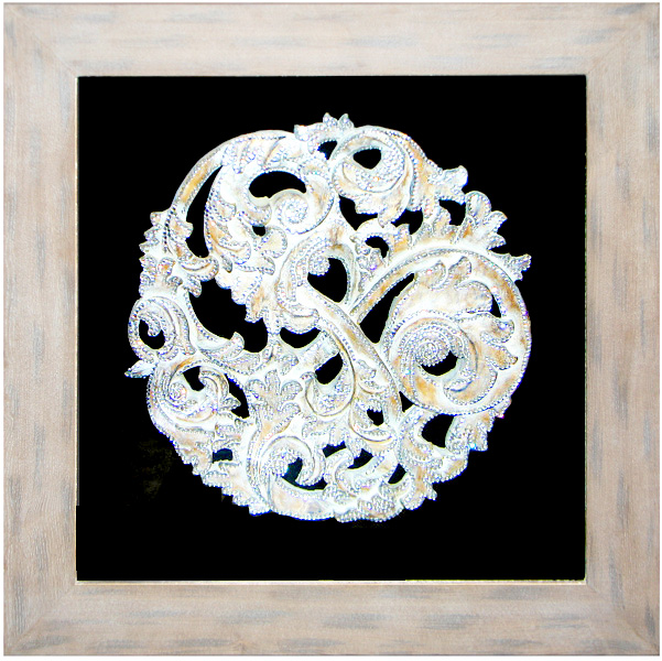 MS184 Wall Décor objet d art box framed object with glass